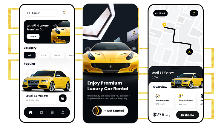 On Demand Car Rental App Development