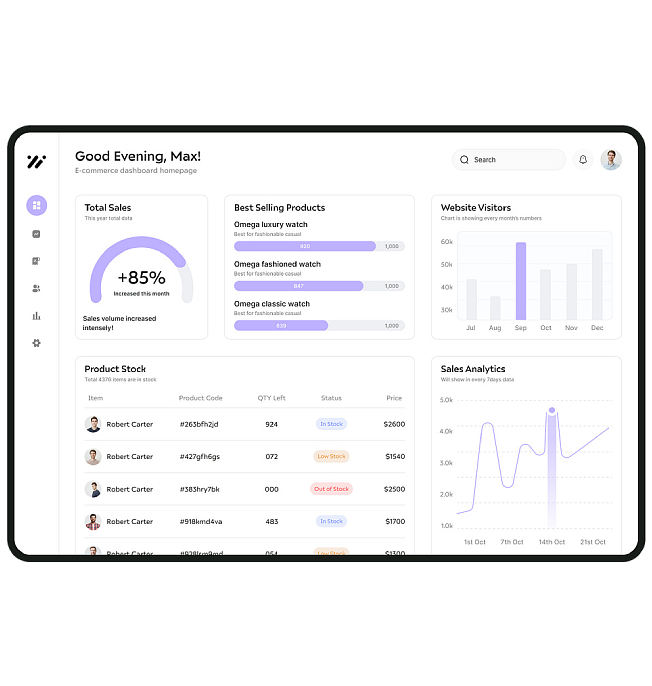 Vendor Dashboard