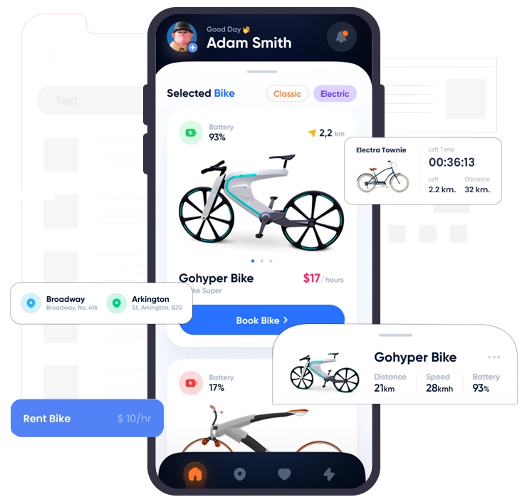 Customer App For Bike Rental System