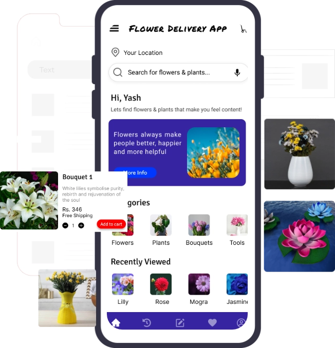 Flower Delivery App For Customers