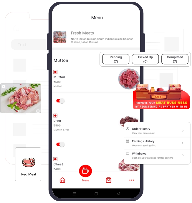 Vendor App For Meat Delivery
