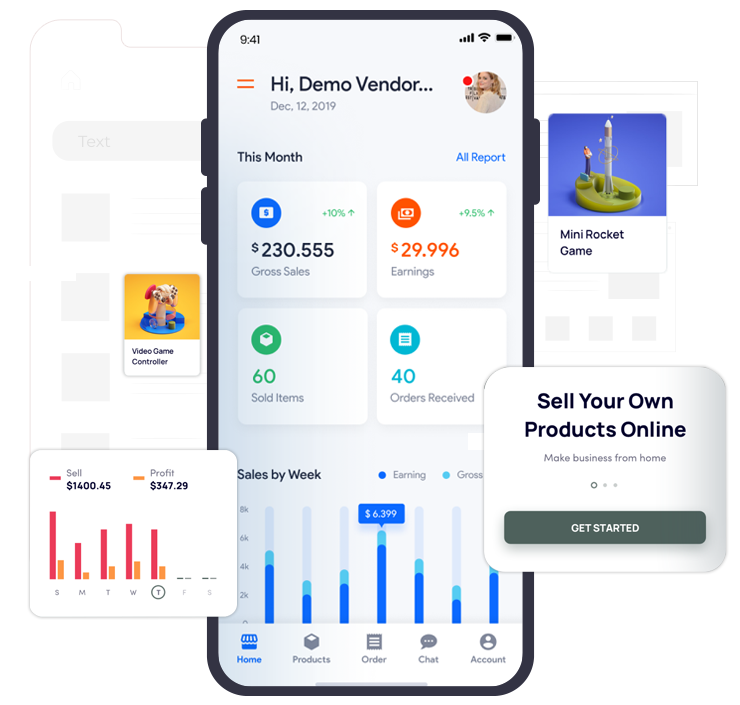 Multi Vendor Mobile App Vendor Features