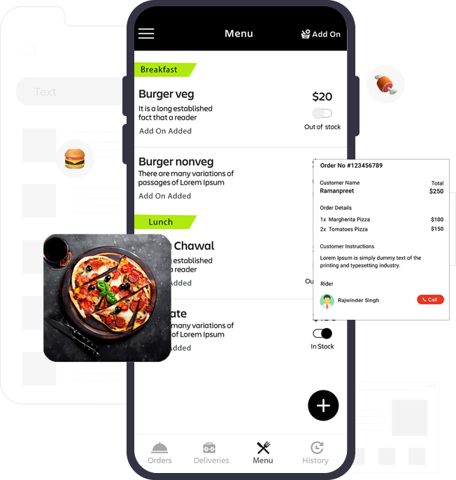 Food Delivery Restaurant App