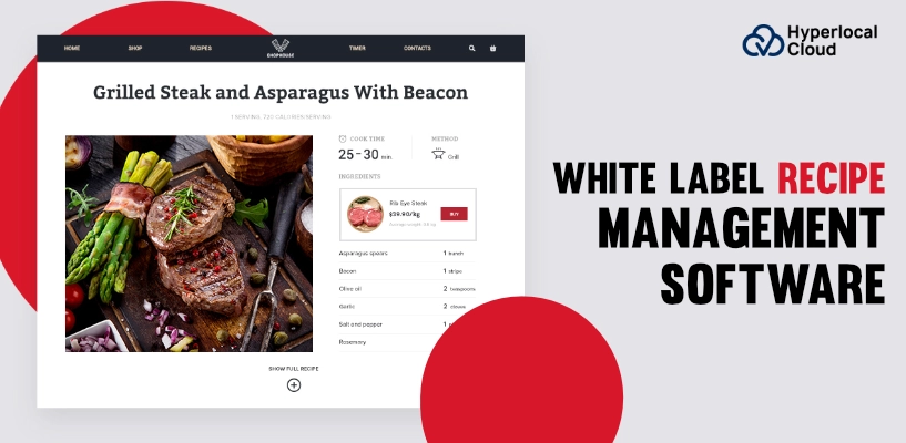 White Label Recipe Management Software