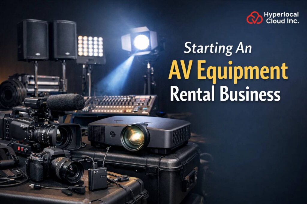 av equipment rental business