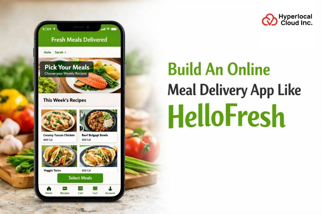 Online Meal Delivery App Like HelloFresh