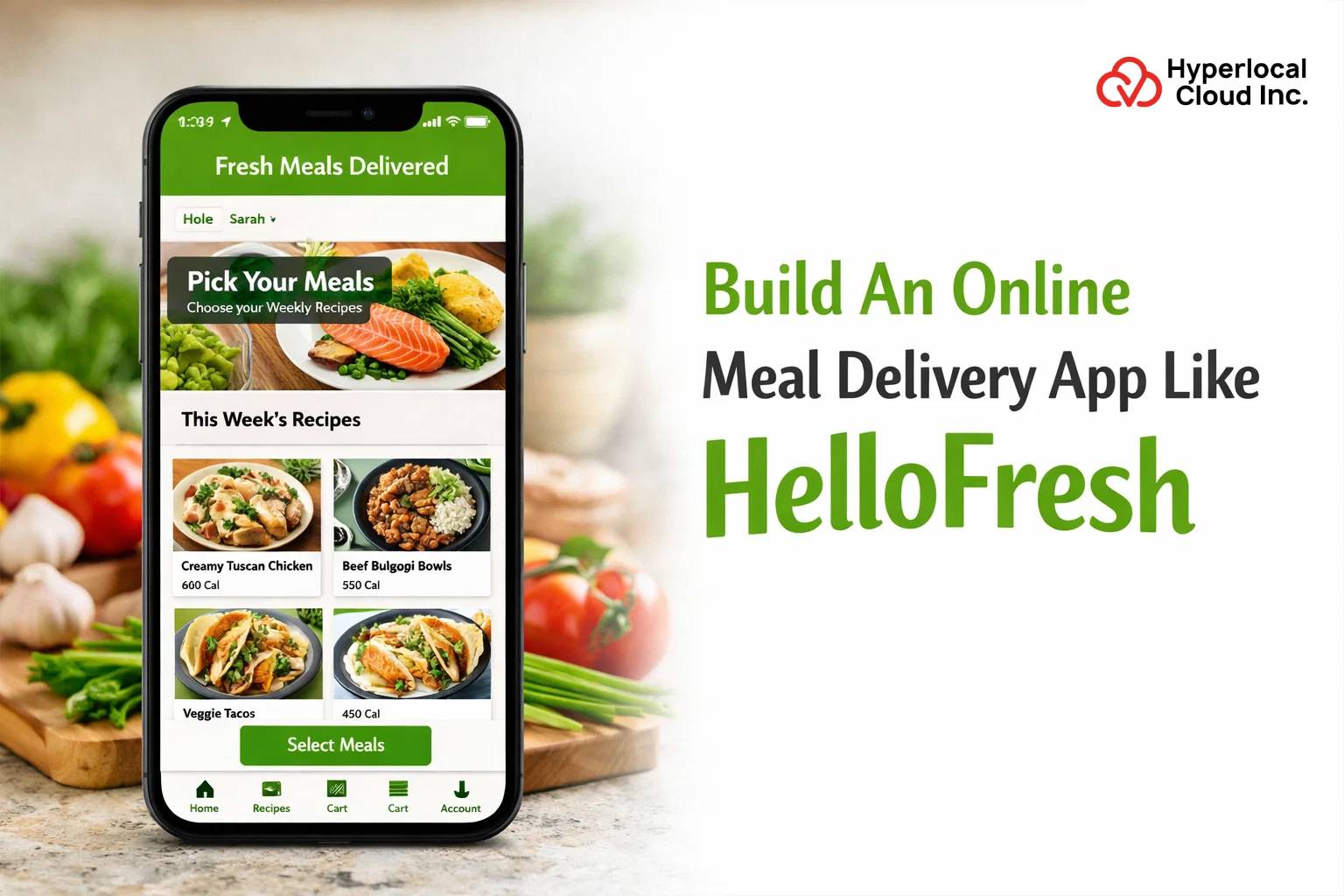 Online Meal Delivery App Like HelloFresh