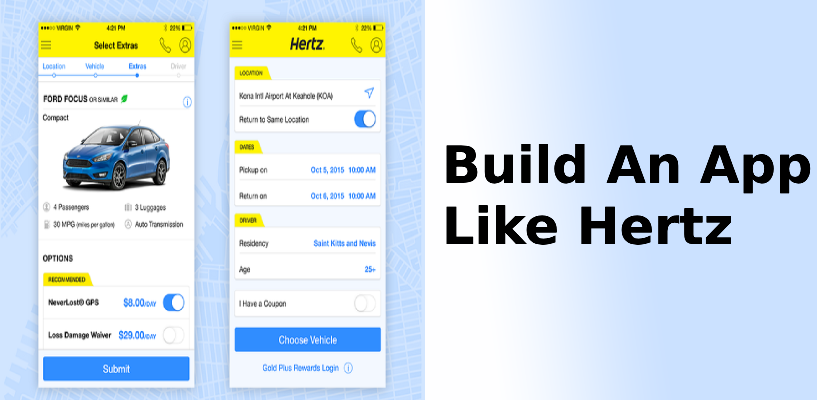 Hertz Clone | Build An App Like Hertz