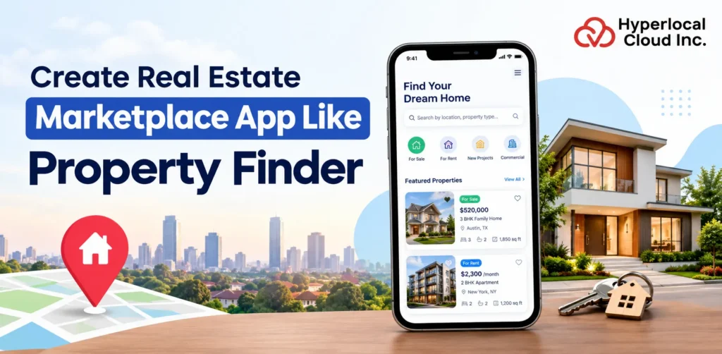Property Finder Clone | Create Real Estate Marketplace App Like Property Finder