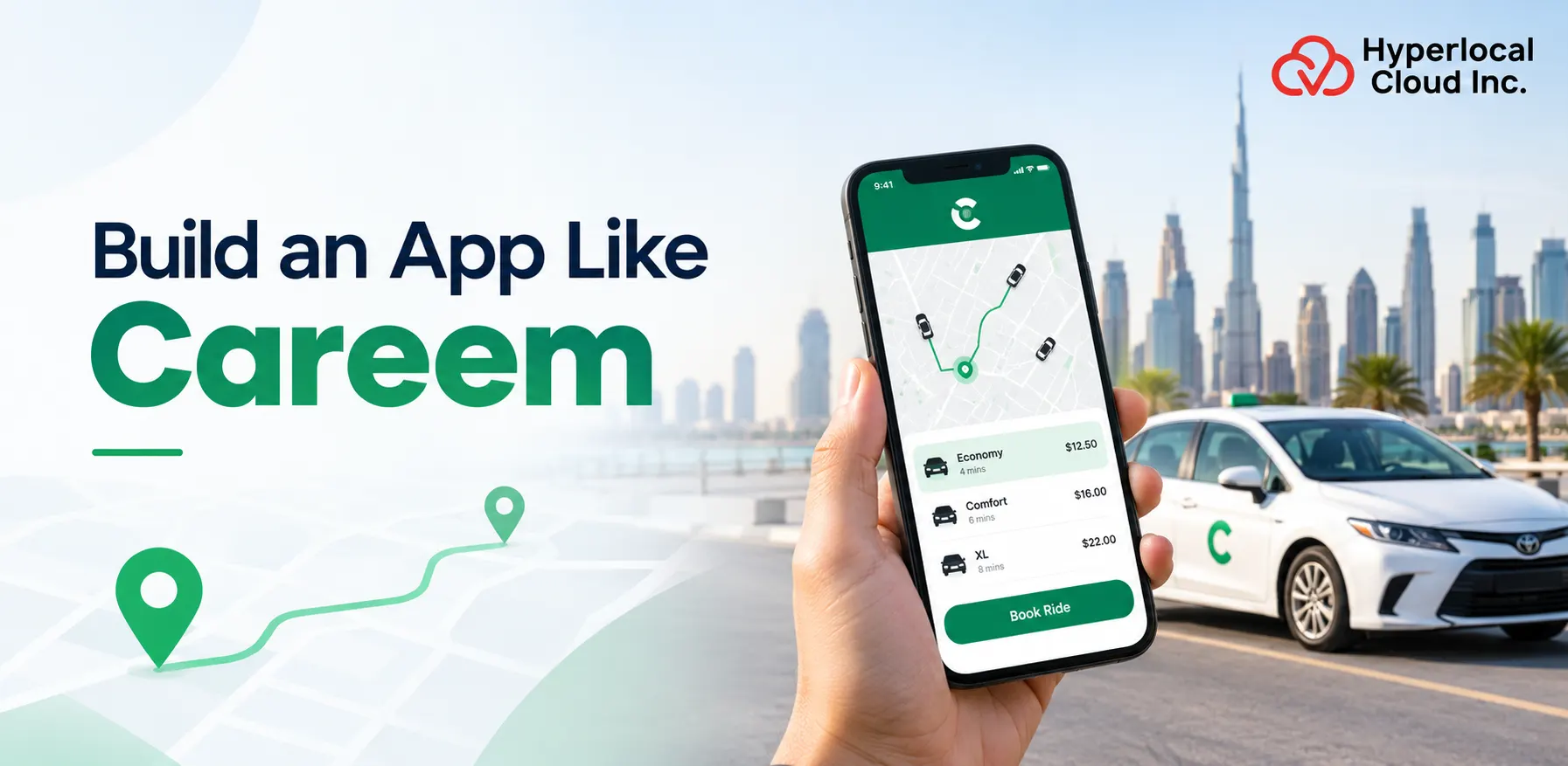 Build an App Like Careem: White Label Ride-Hailing App