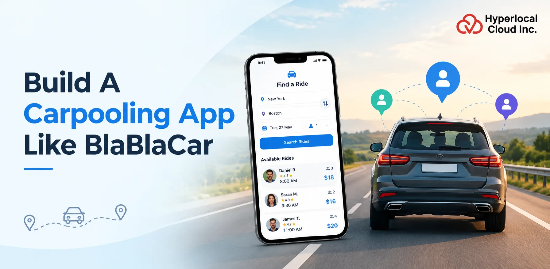 Build A Carpooling App Like BlaBlaCar: Ready-Made App Solution