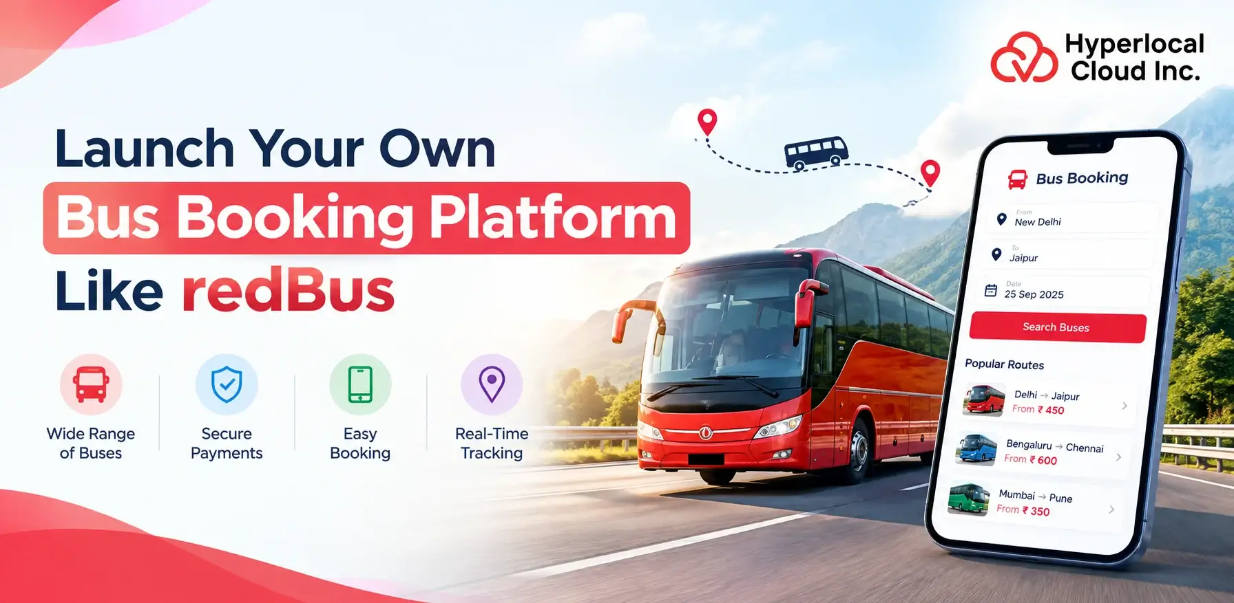 Launch Your Own Bus Booking Platform Like RedBus