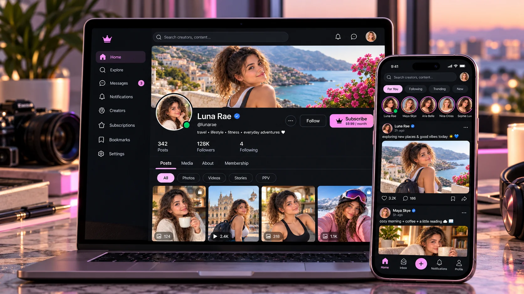 Multi-Tier Subscription & Paid Content Platform