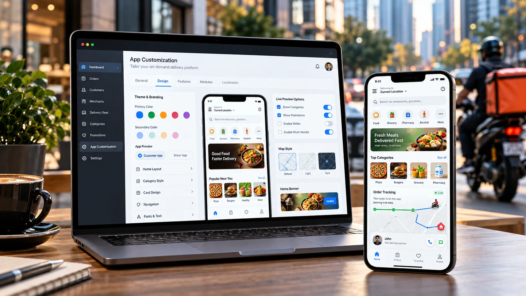 On Demand Delivery App Customization Case Study