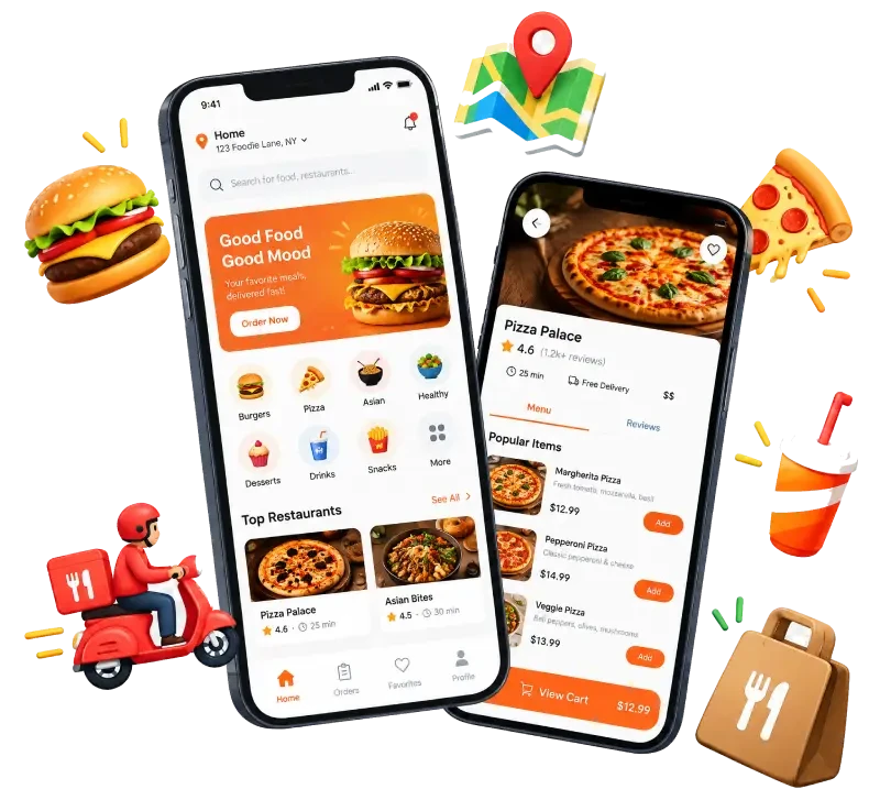 White Label Solution for Food Ordering App